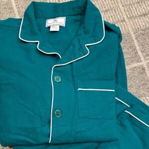 Petite Plume dark green Pajama Set